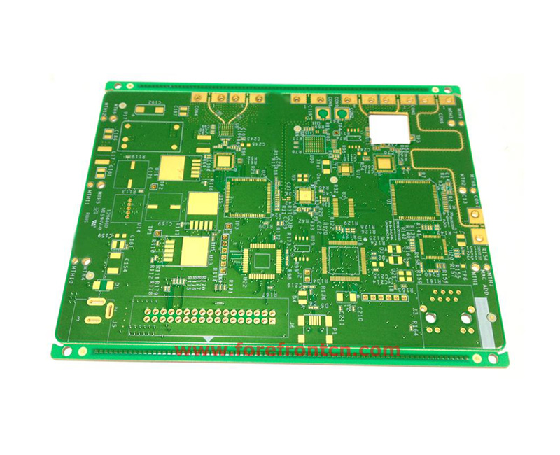 Rogers 8-layer immersion Au PCB